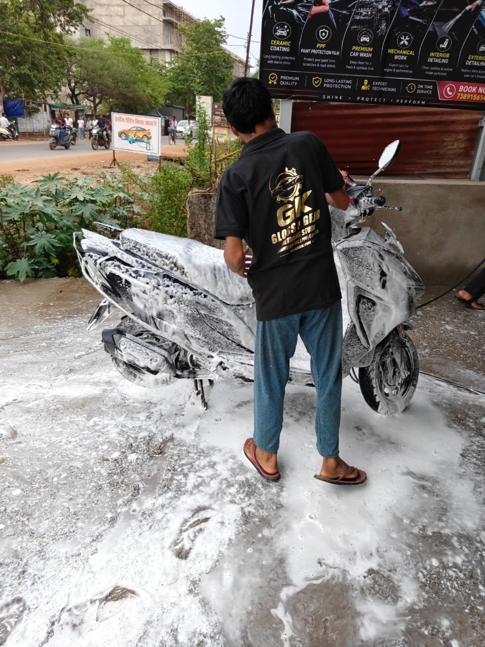 Car detailing result